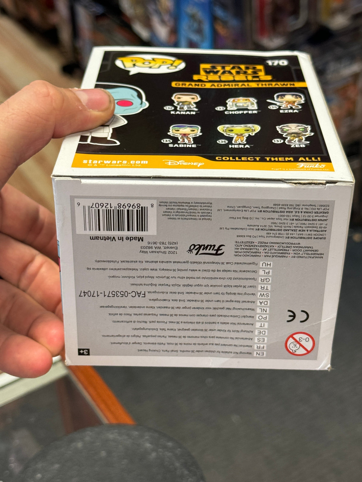 Grand Admiral Thrawn #170 Galactic Con (Funko Pop!, Star Wars Rebels) product image 8, provided for visual reference and