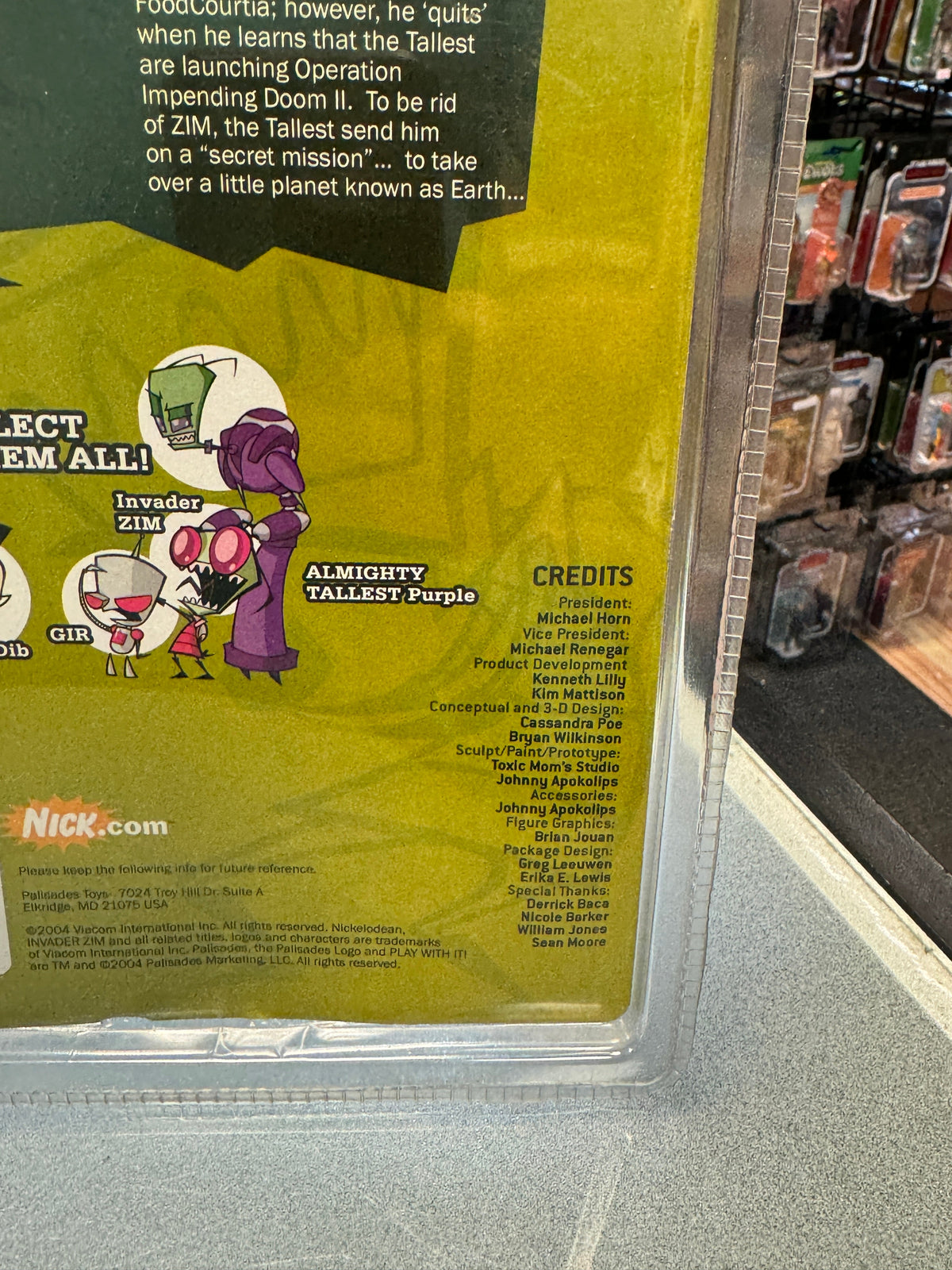 Bestest Friendz Invader ZIm (Nickelodeon Invader Zim, Palisades) SEALED product image 13, provided for visual reference and