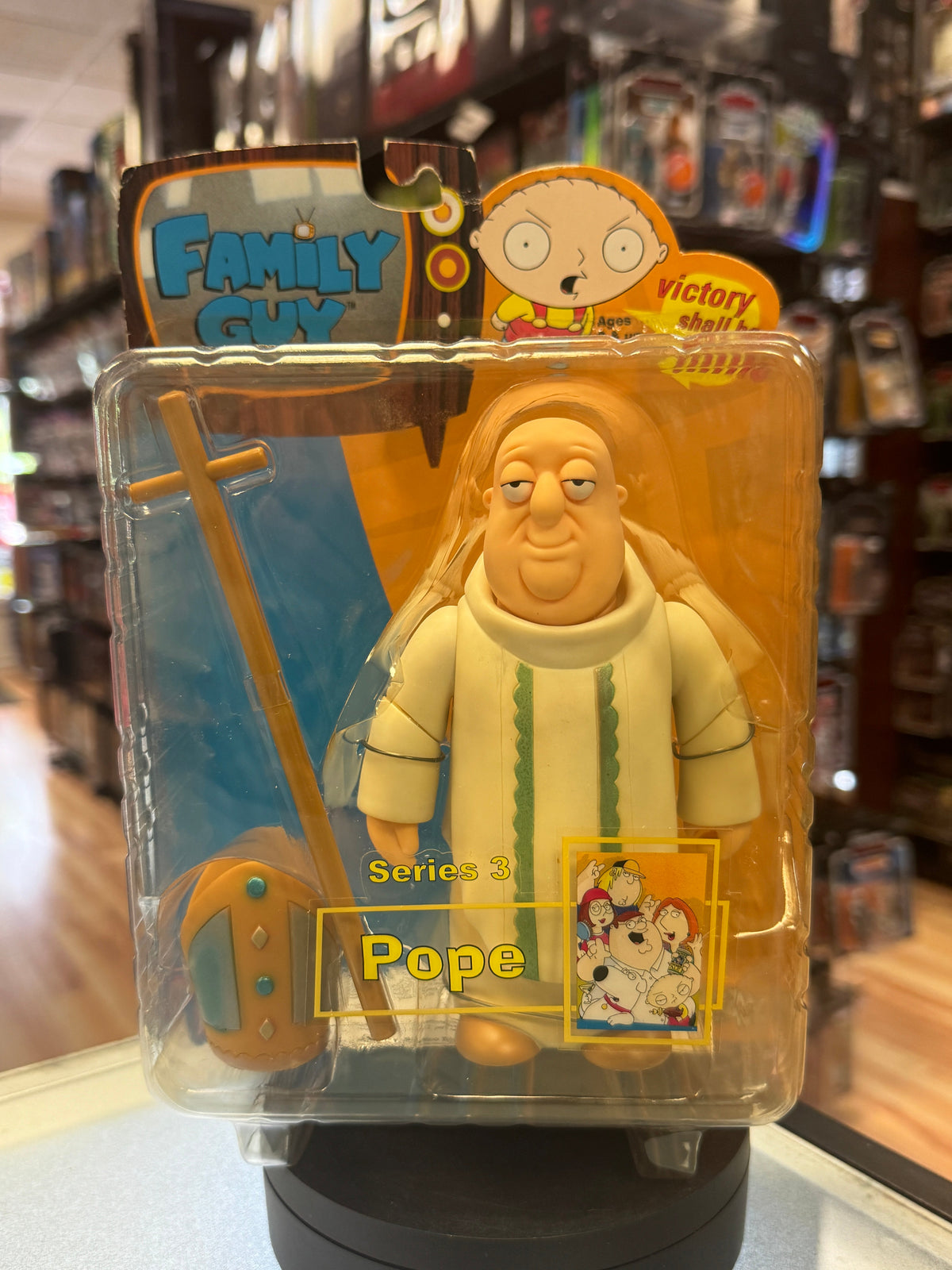 Pope (Family Guy, Mezco) Sealed product image 1, provided for visual reference and product detail review