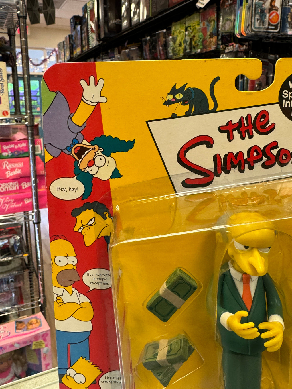 Mr Burns (Vintage Simpsons, Playmates) SEALED product image 2, provided for visual reference and product detail review
