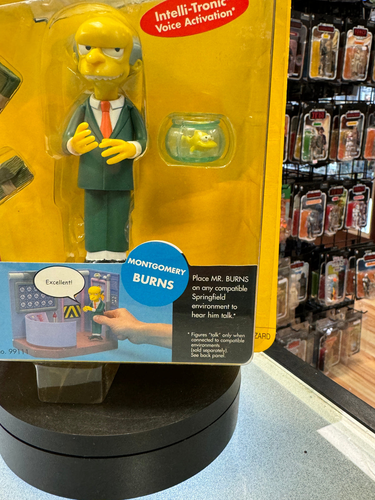 Mr Burns (Vintage Simpsons, Playmates) SEALED product image 4, provided for visual reference and product detail review