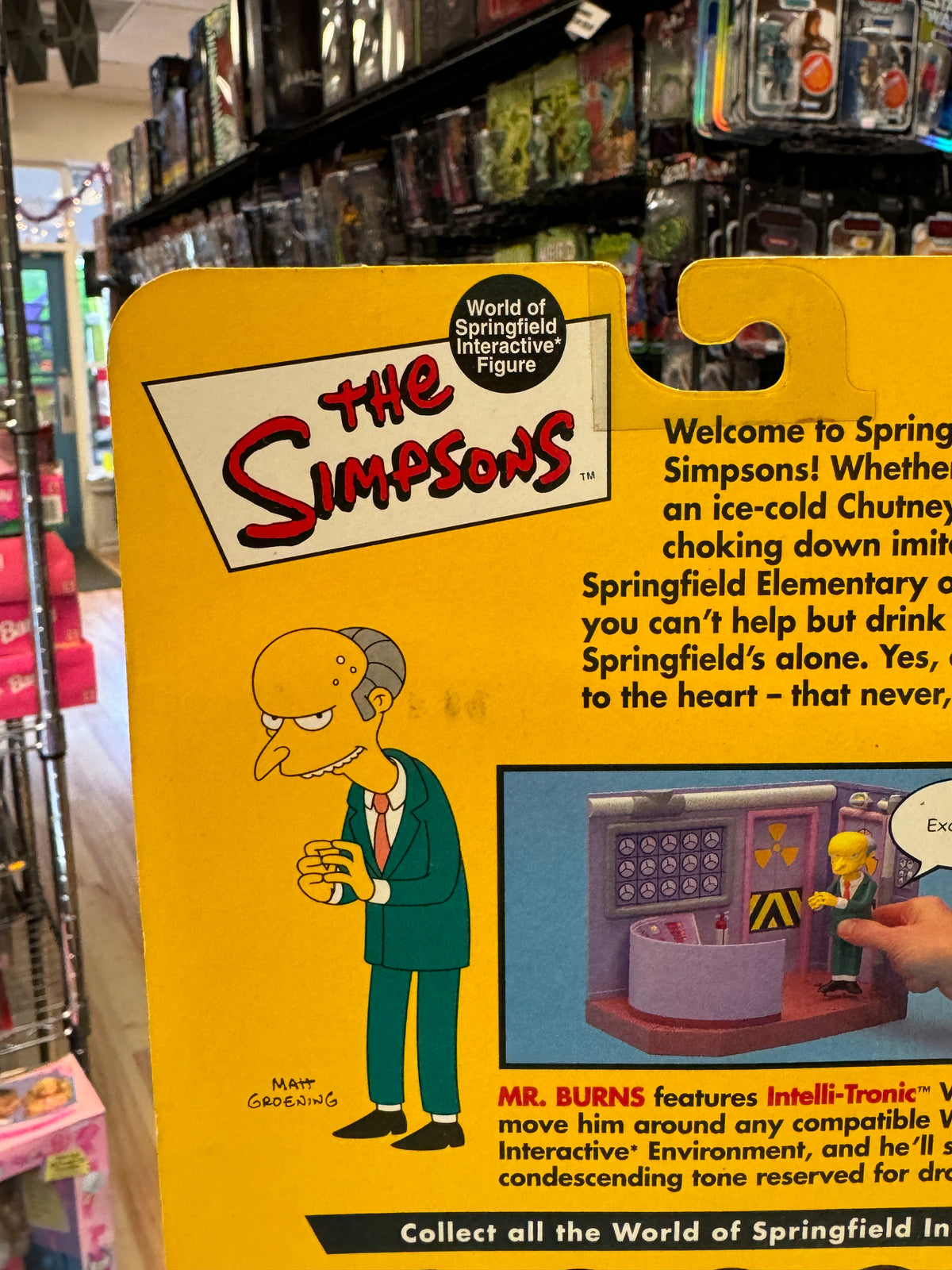 Mr Burns (Vintage Simpsons, Playmates) SEALED product image 7, provided for visual reference and product detail review