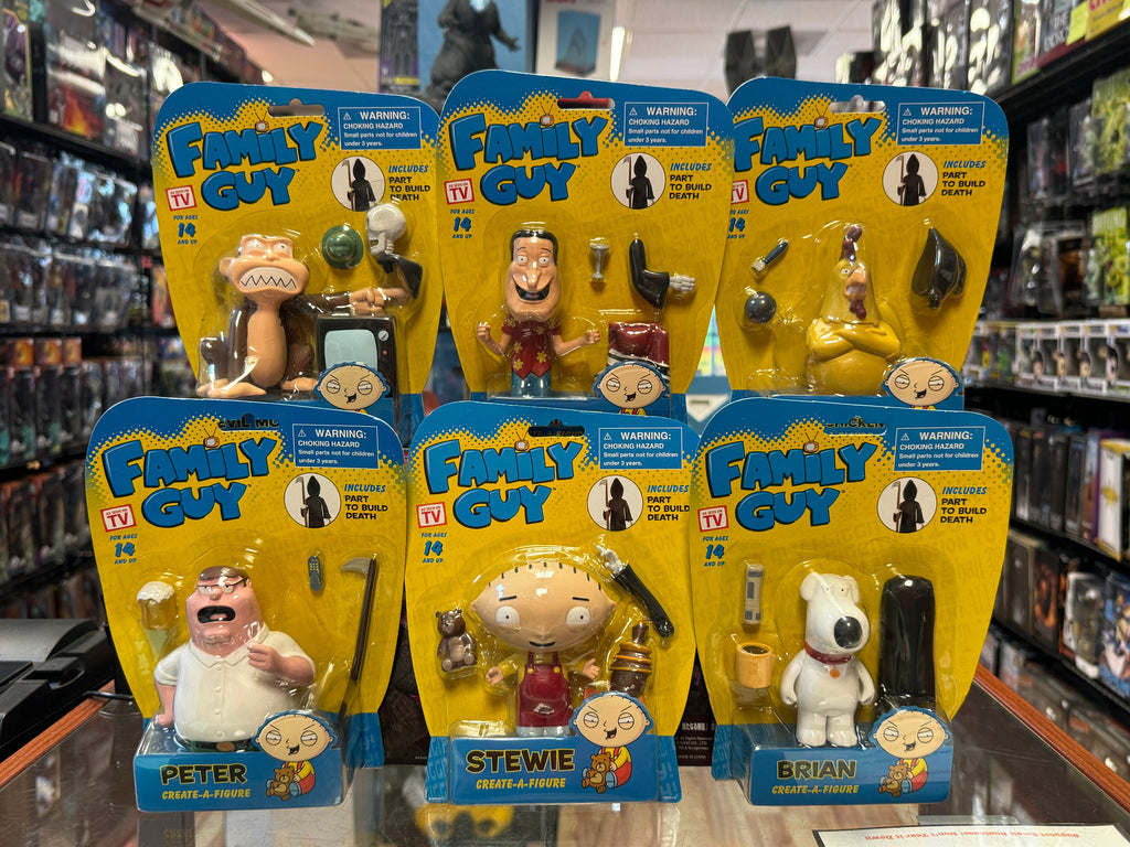Stewie & Peter Create A Figure Death Lot of 6 (Family Guy, 20th Century Fox) product image 1, provided for visual reference