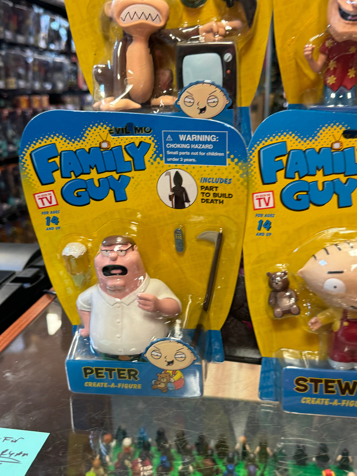 Stewie & Peter Create A Figure Death Lot of 6 (Family Guy, 20th Century Fox) product image 7, provided for visual reference
