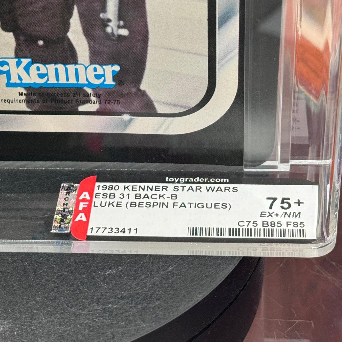 Bespin Fatigues Luke Skywalker ESB 31B (Vintage Star Wars, Kenner) **AFA 75+ EX/NM** product image 12, provided for visual