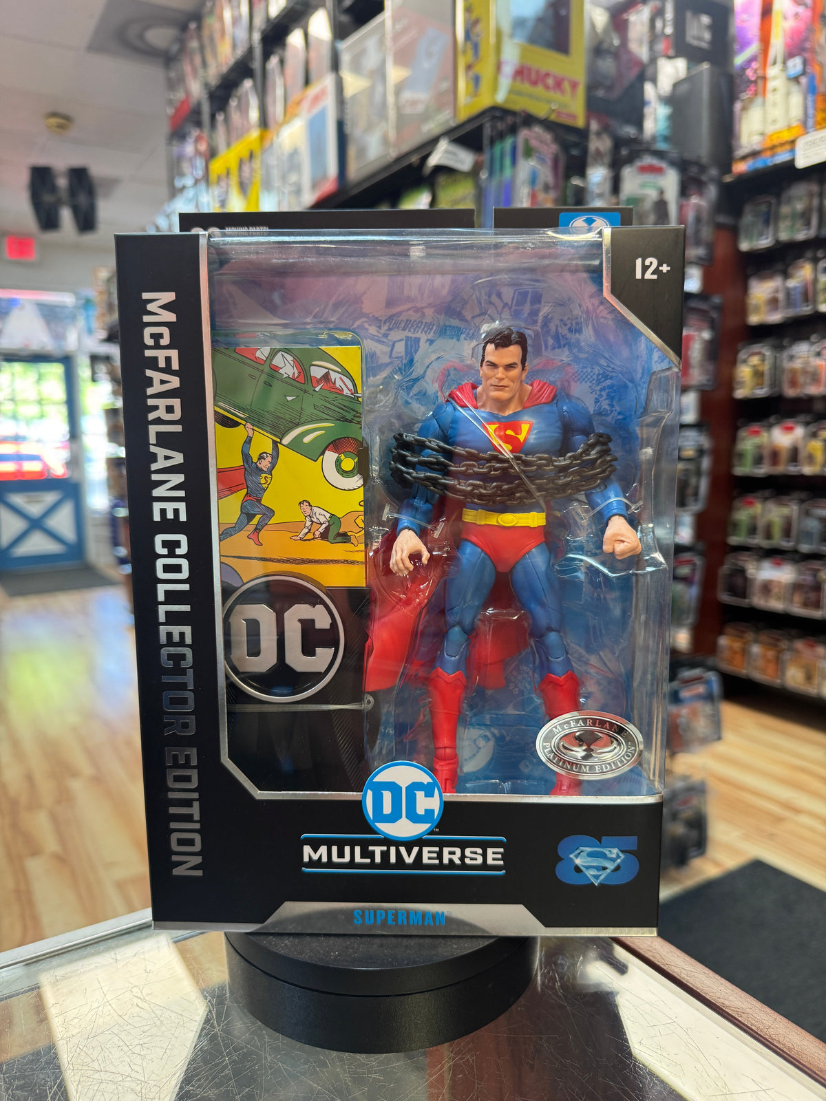 Action Comics Superman (McFaralane, DC Multiverse) **CHASE** product image 1, provided for visual reference and product