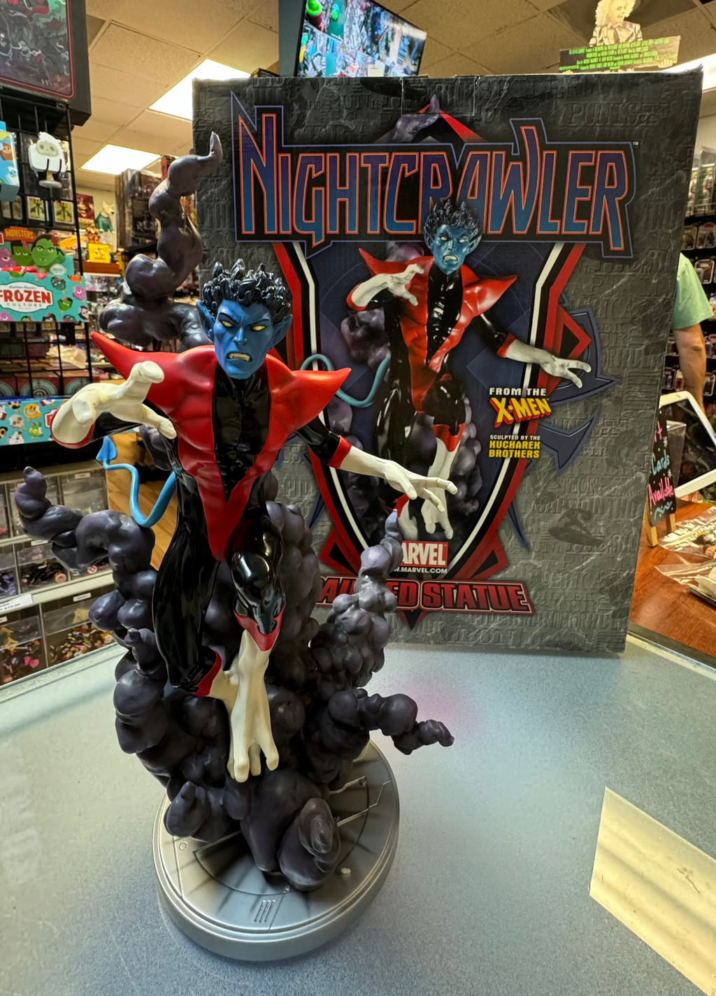 Nightcrawler X-Men 14" Statue (Bowen Designs, Marvel) Open Box product image 1, provided for visual reference and product