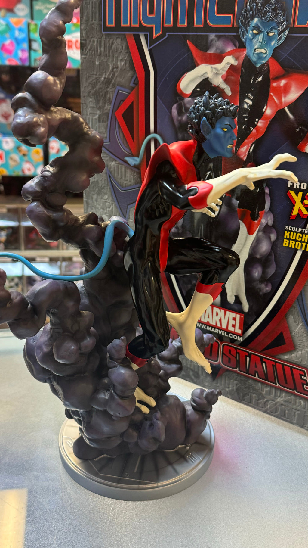 Nightcrawler X-Men 14" Statue (Bowen Designs, Marvel) Open Box product image 10, provided for visual reference and product