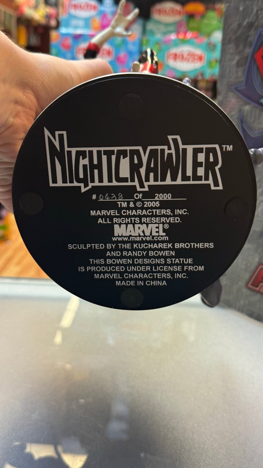 Nightcrawler X-Men 14" Statue (Bowen Designs, Marvel) Open Box product image 11, provided for visual reference and product