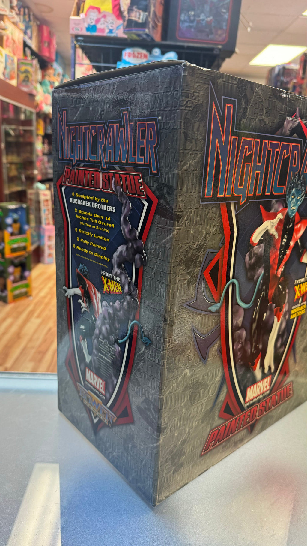 Nightcrawler X-Men 14" Statue (Bowen Designs, Marvel) Open Box product image 17, provided for visual reference and product
