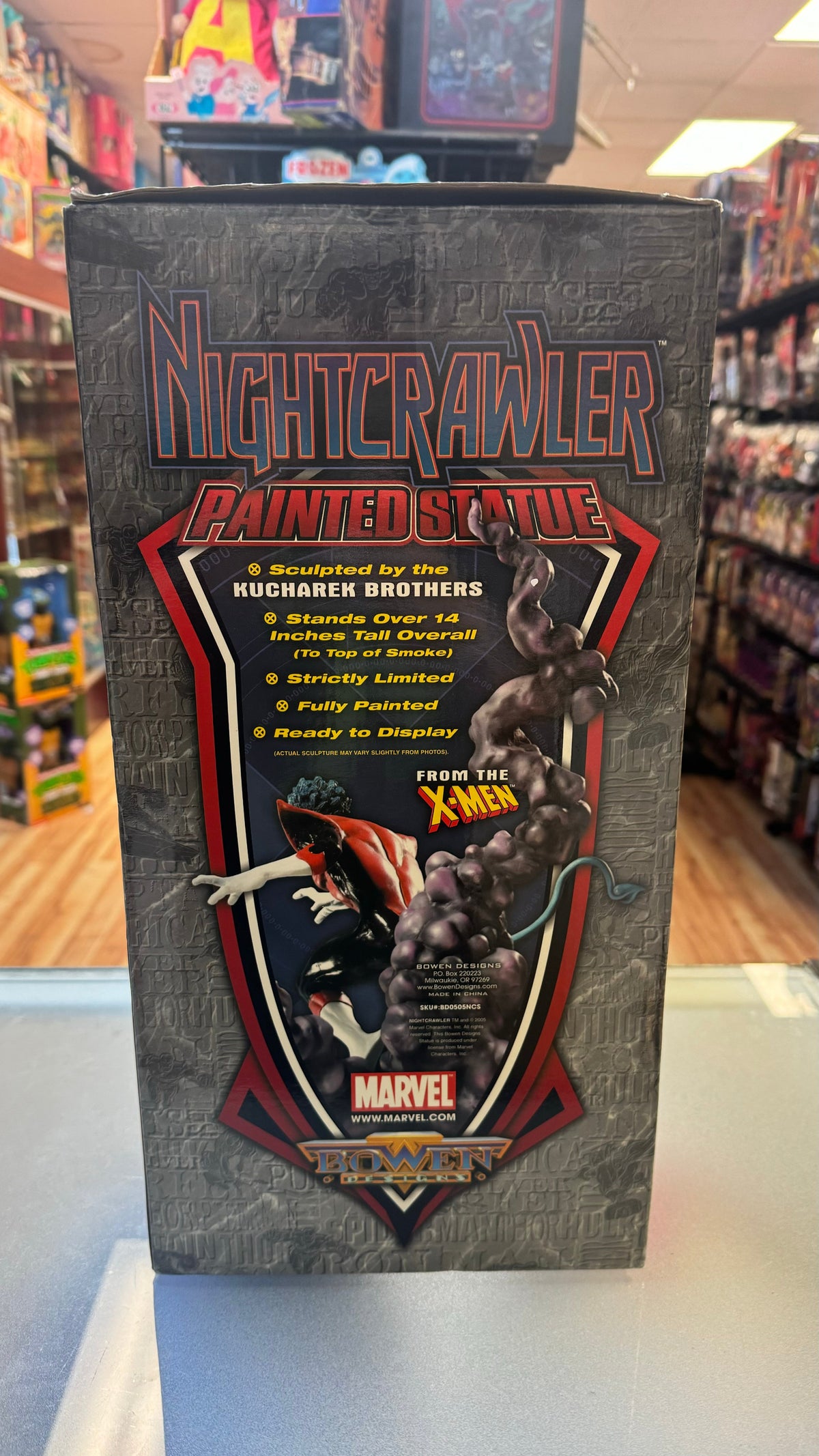 Nightcrawler X-Men 14" Statue (Bowen Designs, Marvel) Open Box product image 18, provided for visual reference and product