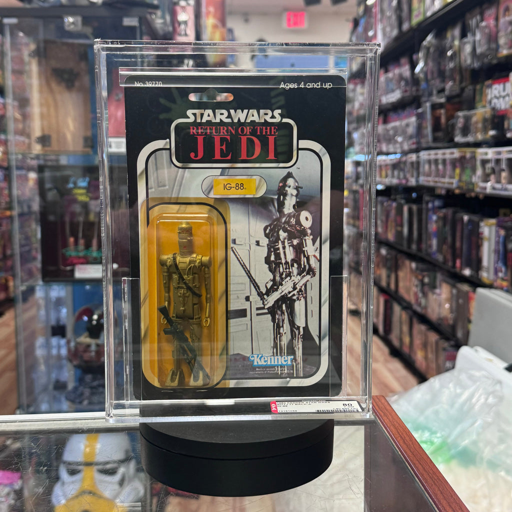 IG-88 ROTJ 77A (Vintage Star Wars, Kenner) **AFA Graded 80Y** product image 1, provided for visual reference and product