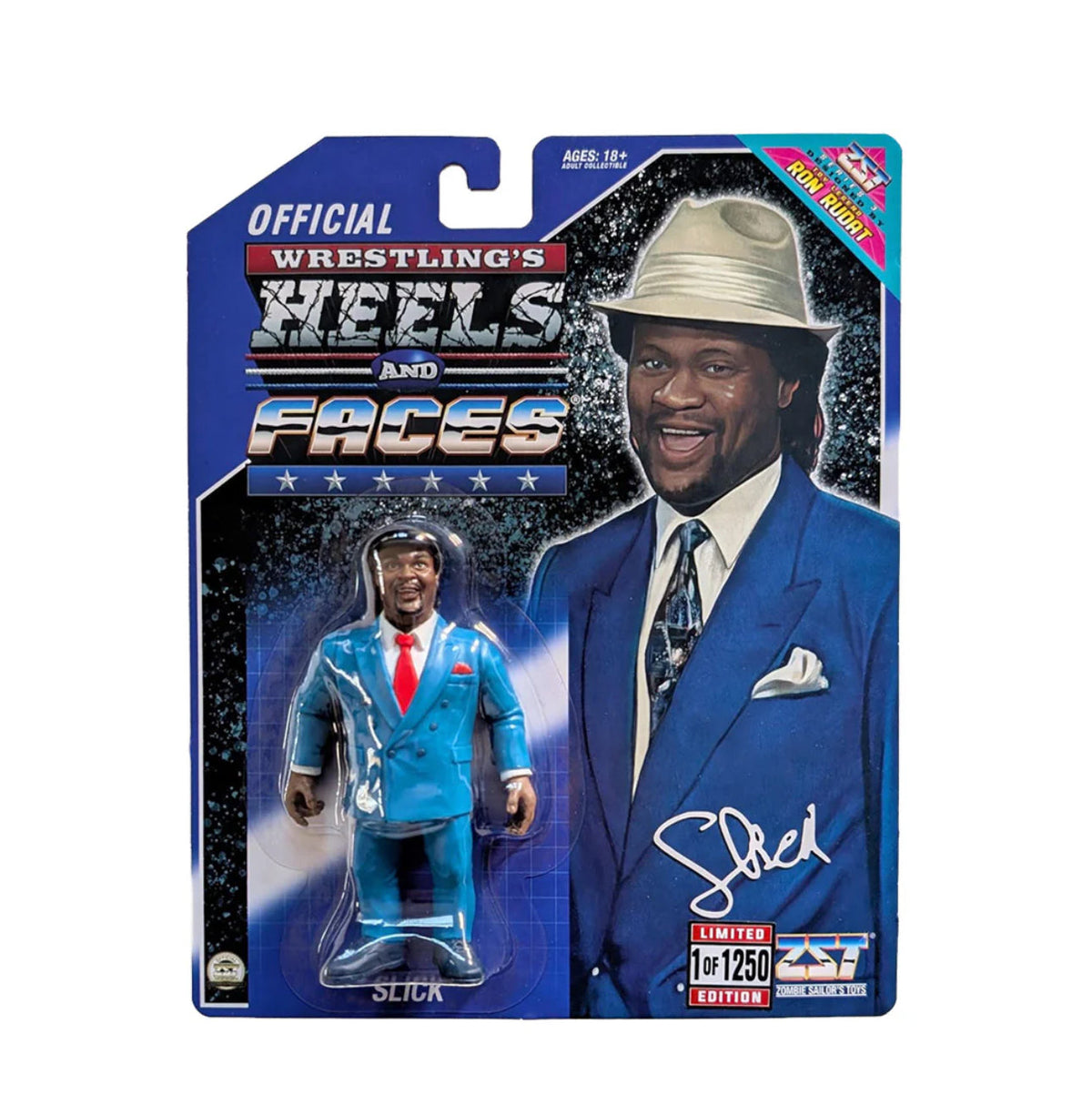 Teal Suit Slick (ZST Heels & Faces, WWE) product image 1, provided for visual reference and product detail review