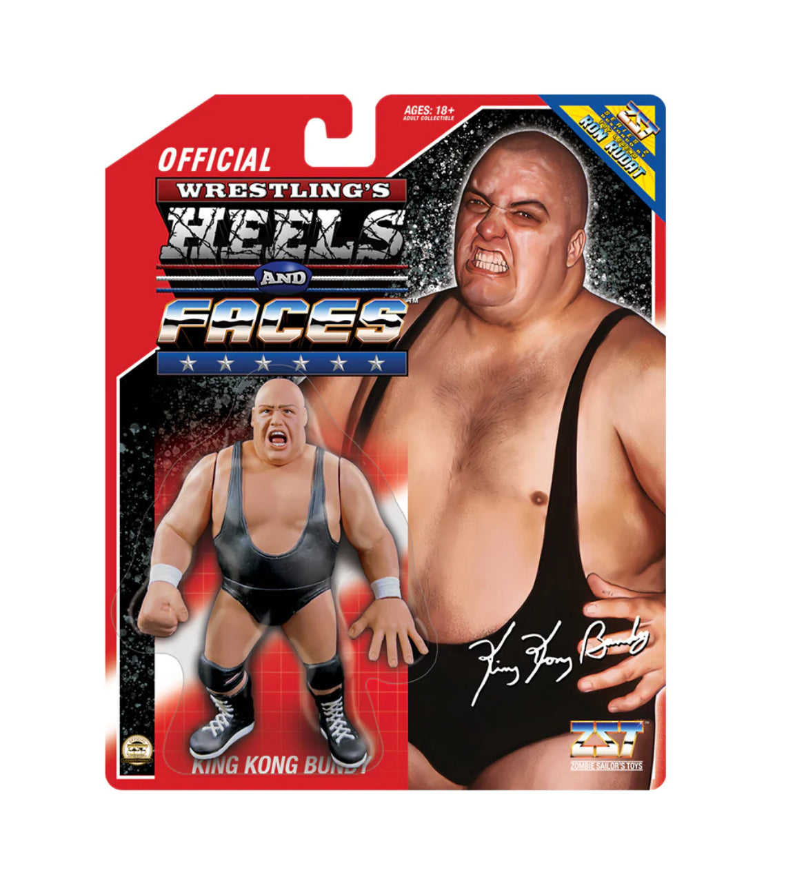 King Kong Bundy (ZST Heels & Faces, WWE) product image 1, provided for visual reference and product detail review