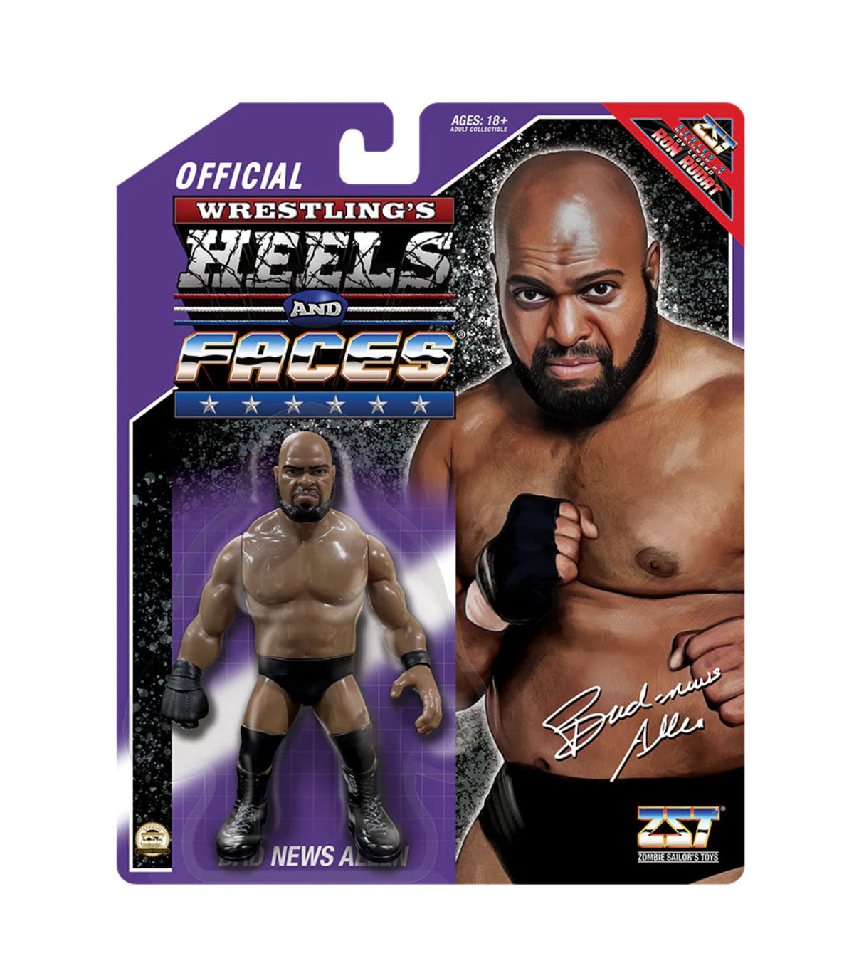 Bad News Brown (ZST Heels & Faces, WWE) *Sealed* product image 1, provided for visual reference and product detail review
