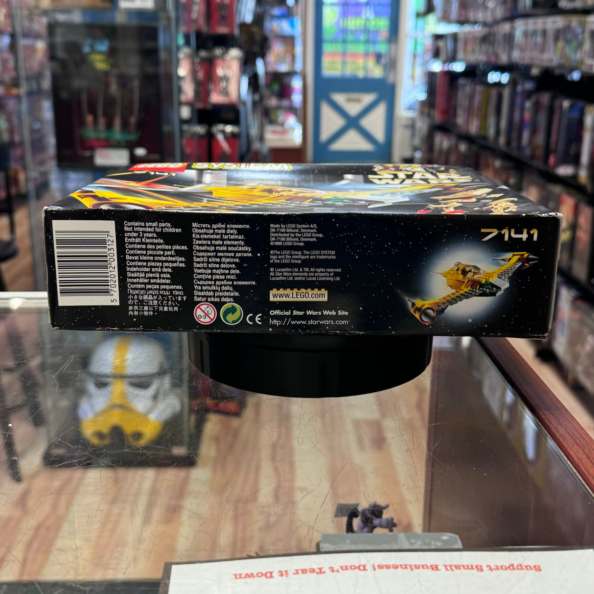 Star Wars Naboo Fighter Set 7141 (LEGO Mini Build Set, Star Wars) Sealed product image 6, provided for visual reference and