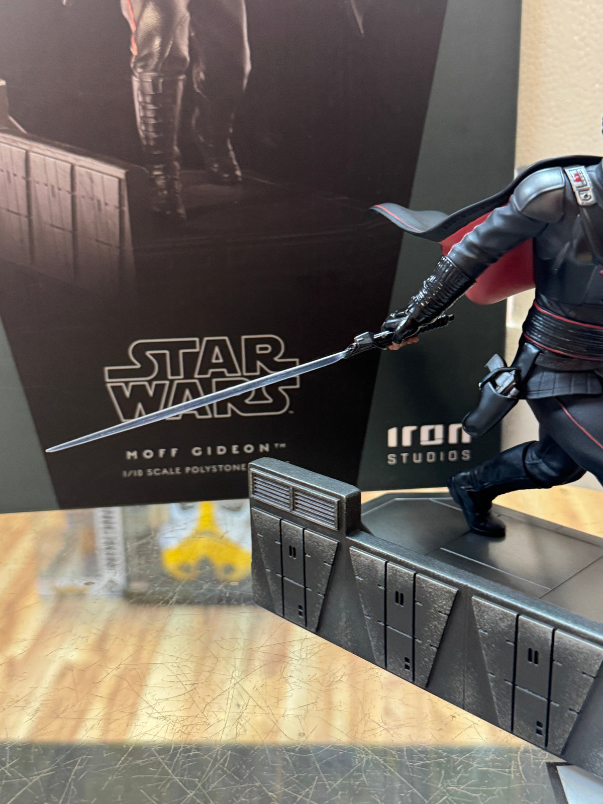 Moff Gideon BDS 1/10 Statue (Star Wars, Iron Studios) NEW OPEN product image 6, provided for visual reference and product
