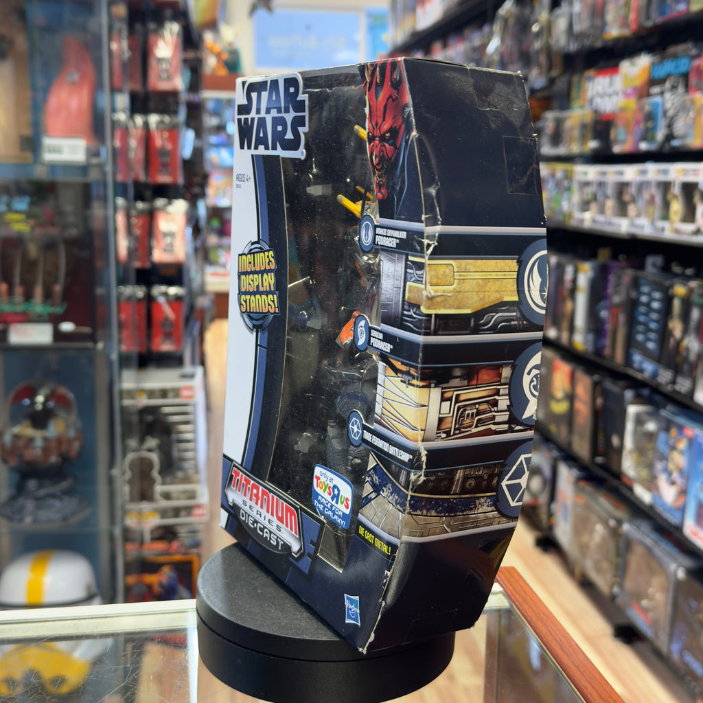 Podracing Set Titanium Series TRU 7222 (Star Wars, Hasbro) SEALED product image 2, provided for visual reference and product