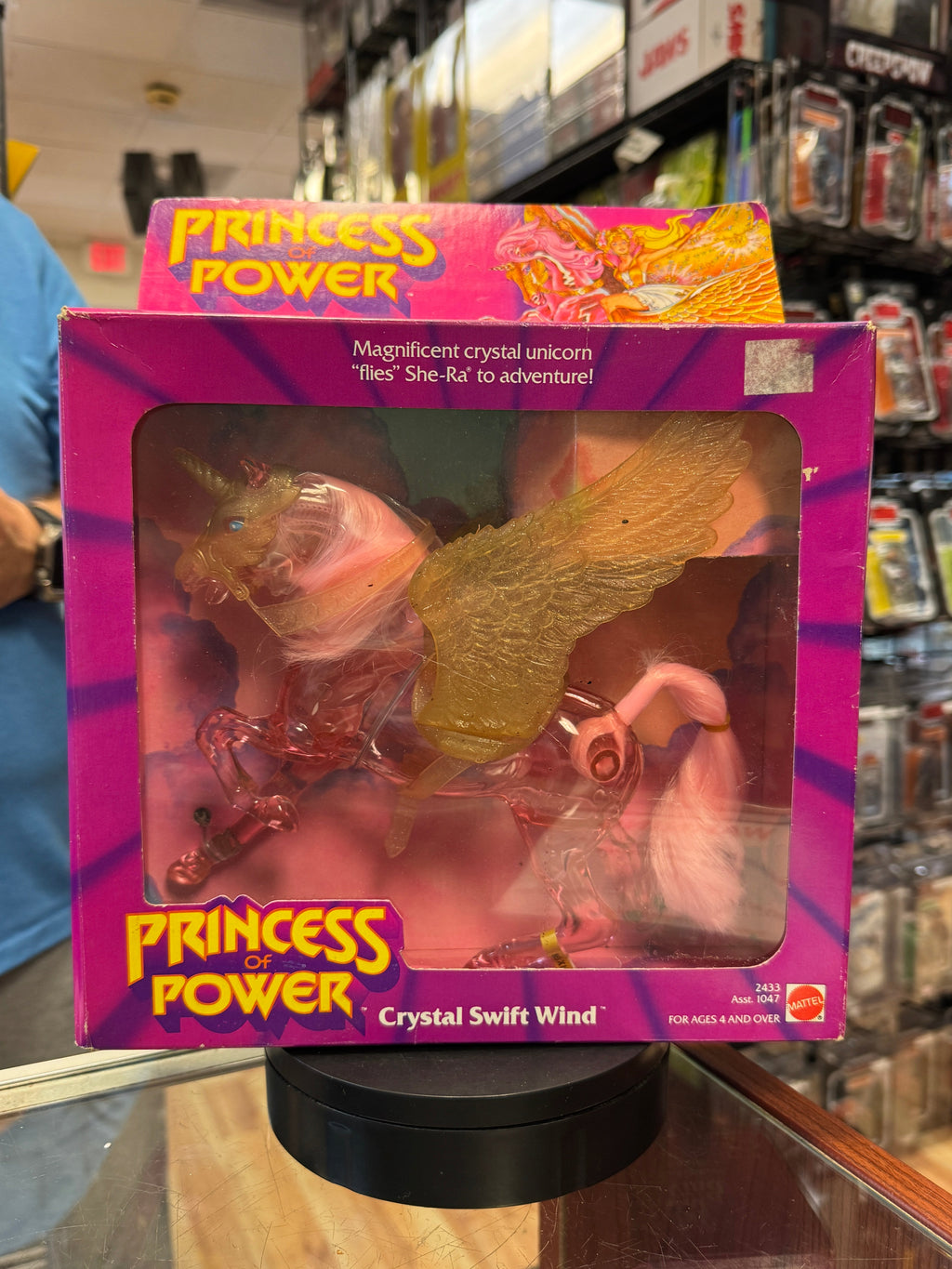 She-Ra Crystal Swift Wind (Princess of Power, Mattel) **NEW IN BOX** product image 1, provided for visual reference and