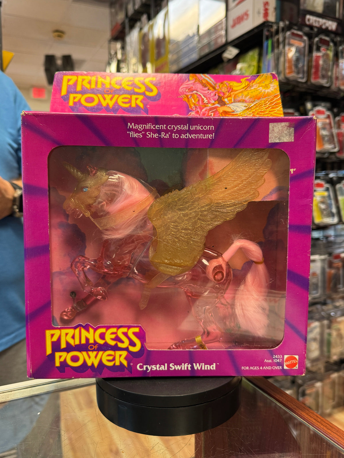 She-Ra Crystal Swift Wind (Princess of Power, Mattel) **NEW IN BOX** product image 1, provided for visual reference and