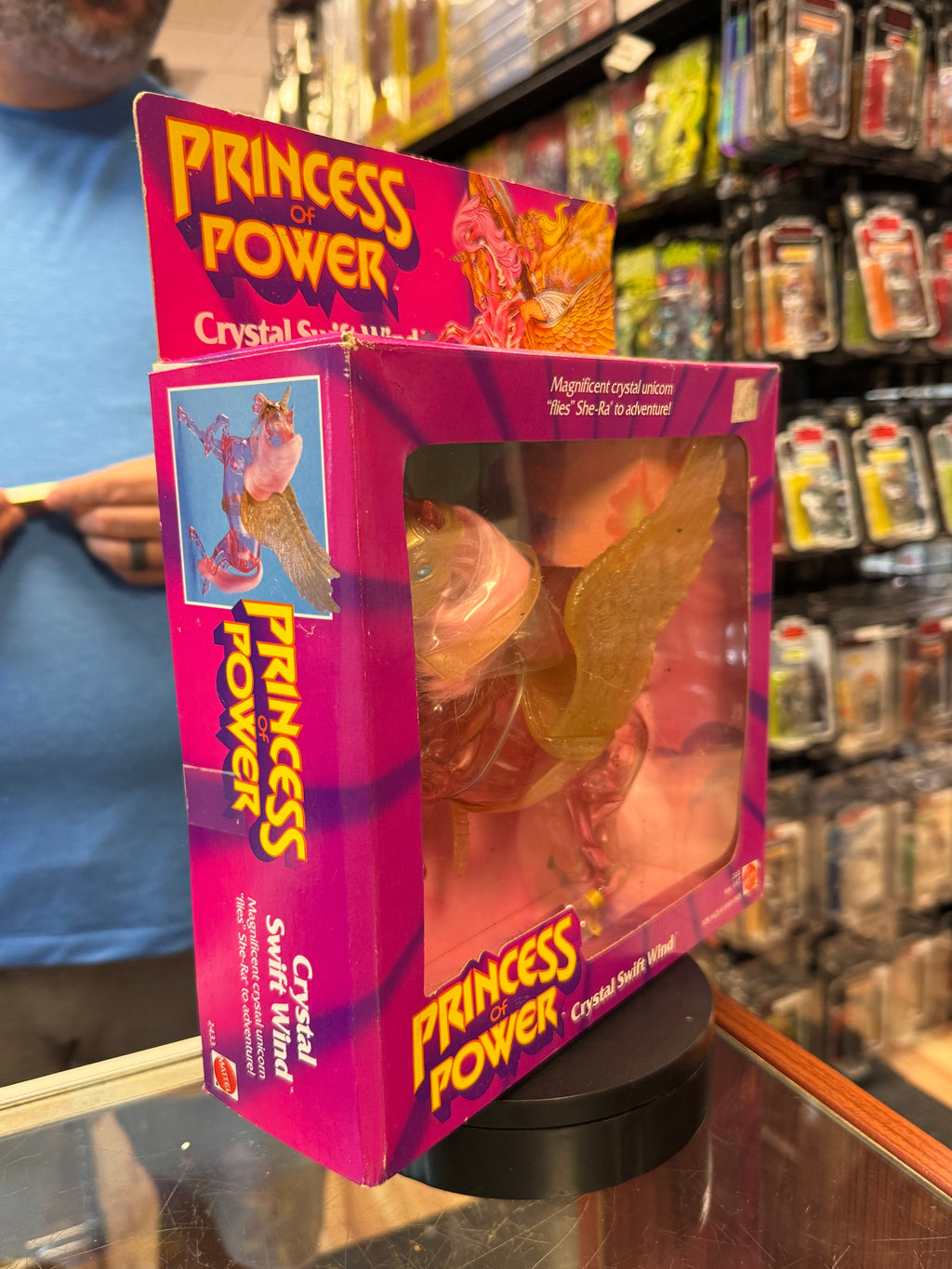 She-Ra Crystal Swift Wind (Princess of Power, Mattel) **NEW IN BOX** product image 2, provided for visual reference and