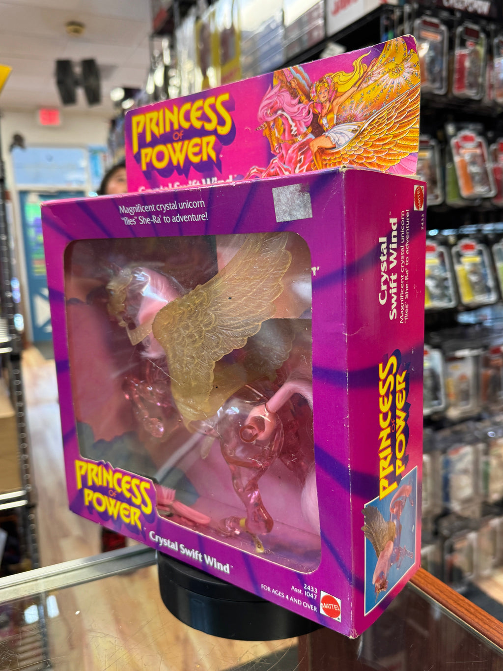 She-Ra Crystal Swift Wind (Princess of Power, Mattel) **NEW IN BOX** product image 3, provided for visual reference and