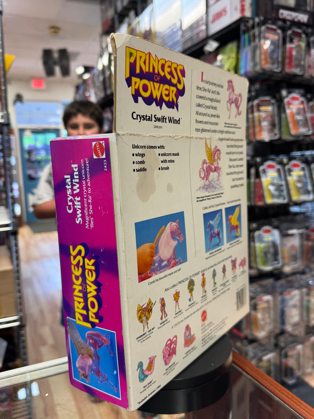 She-Ra Crystal Swift Wind (Princess of Power, Mattel) **NEW IN BOX** product image 4, provided for visual reference and
