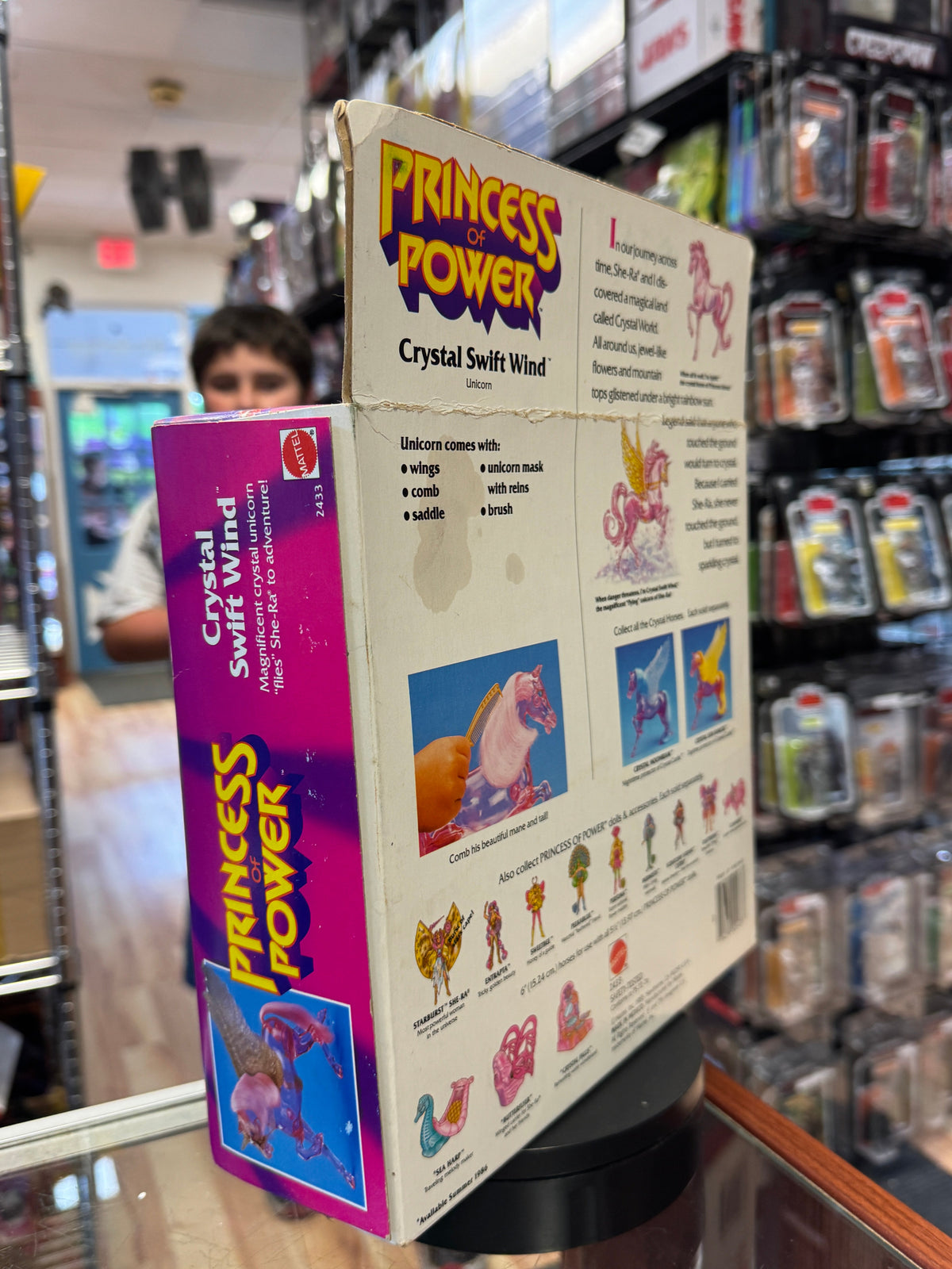 She-Ra Crystal Swift Wind (Princess of Power, Mattel) **NEW IN BOX** product image 4, provided for visual reference and