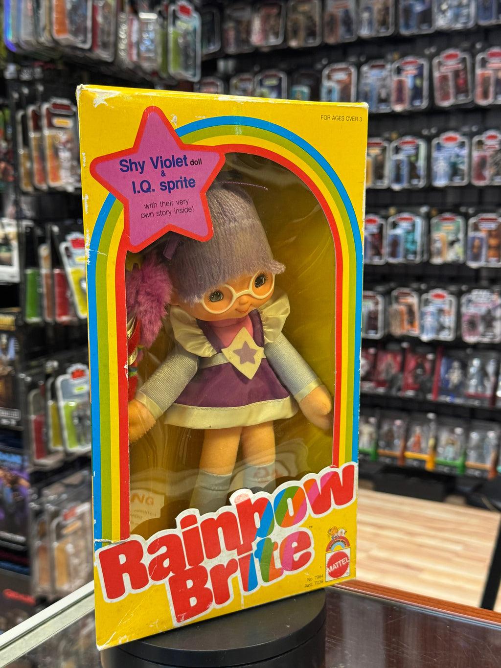 Shy Violet Doll with IQ Sprite (Vintage Rainbow Brite, Mattel) **NEW OPEN BOX** product image 2, provided for visual