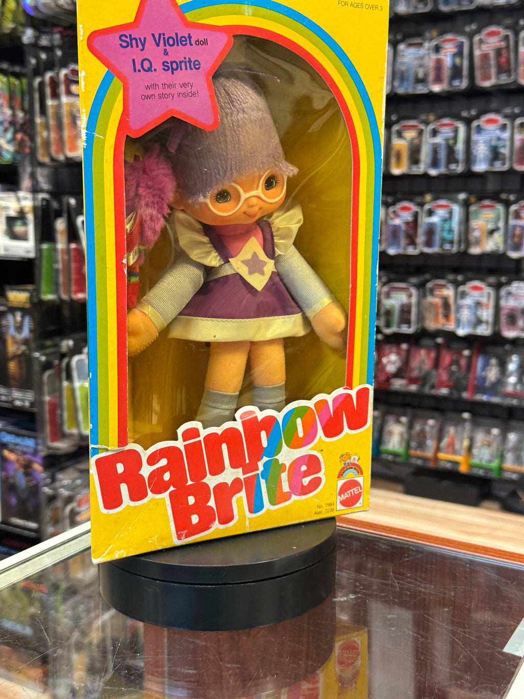 Shy Violet Doll with IQ Sprite (Vintage Rainbow Brite, Mattel) **NEW OPEN BOX** product image 3, provided for visual