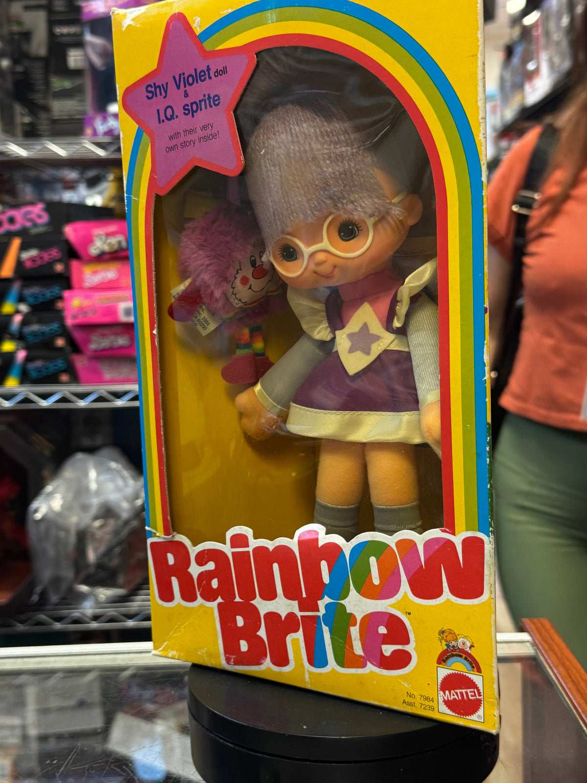 Shy Violet Doll with IQ Sprite (Vintage Rainbow Brite, Mattel) **NEW OPEN BOX** product image 4, provided for visual
