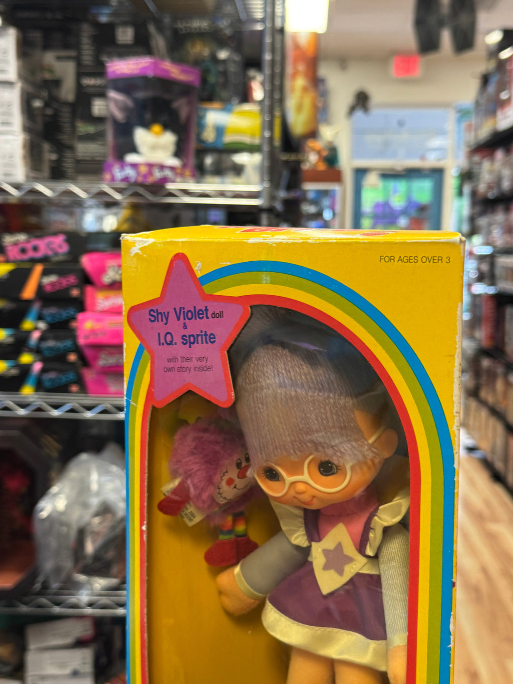 Shy Violet Doll with IQ Sprite (Vintage Rainbow Brite, Mattel) **NEW OPEN BOX** product image 5, provided for visual