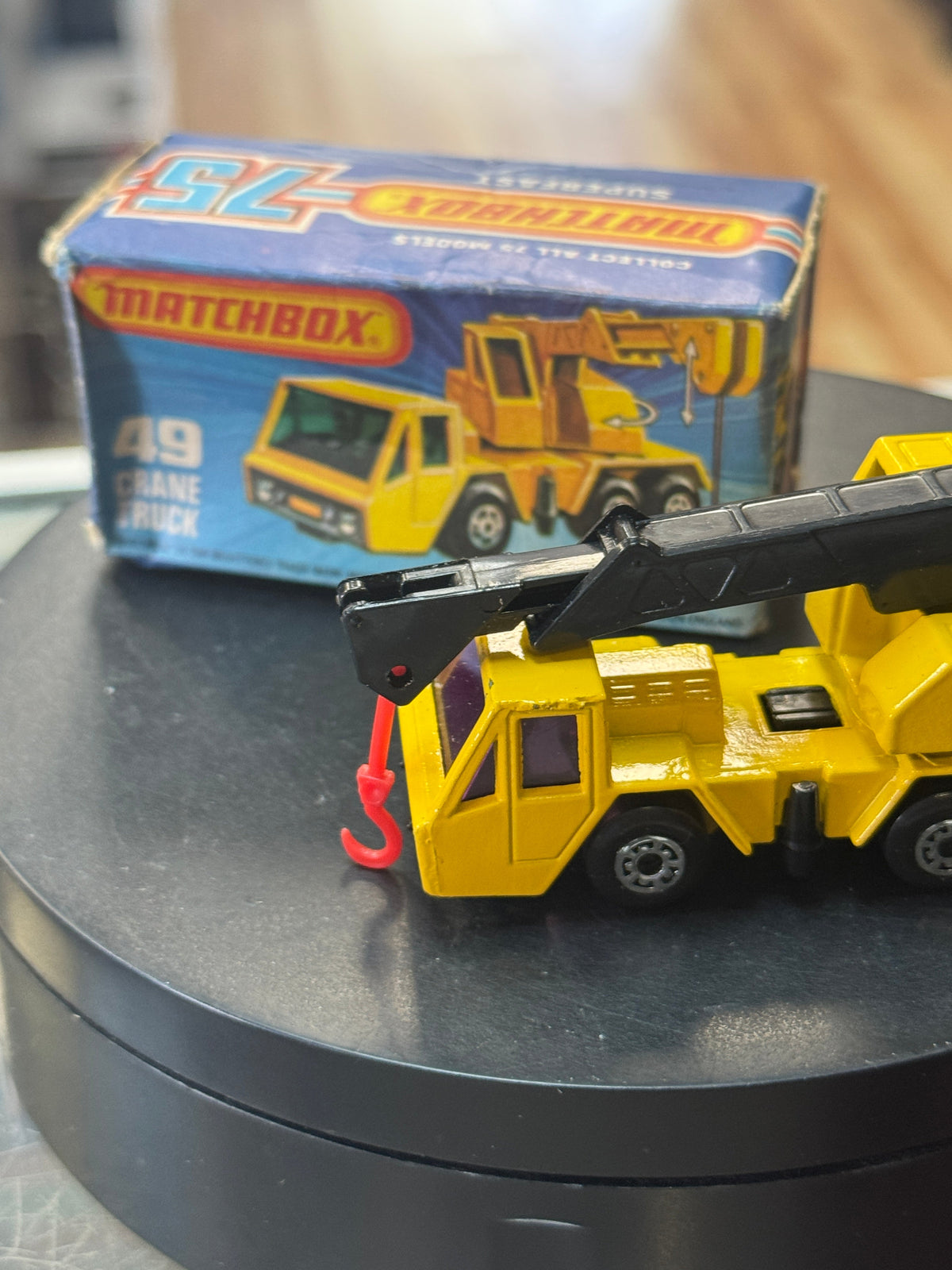 Crane Truck 49 Purple Windows Diecast (Vintage Matchbox, Lesney) product image 6, provided for visual reference and product