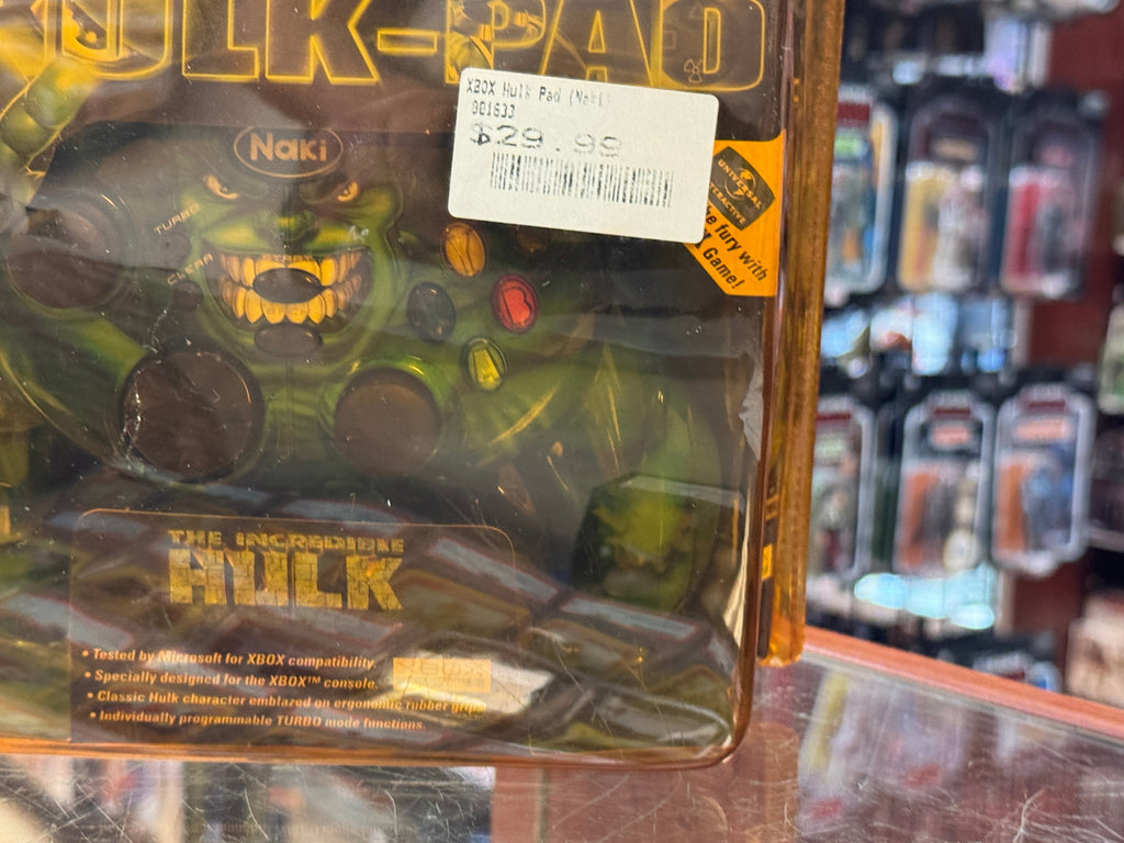 Incredible Hulk Controller Pad (Microsoft X-Box, Marvel) SEALED product image 14, provided for visual reference and product