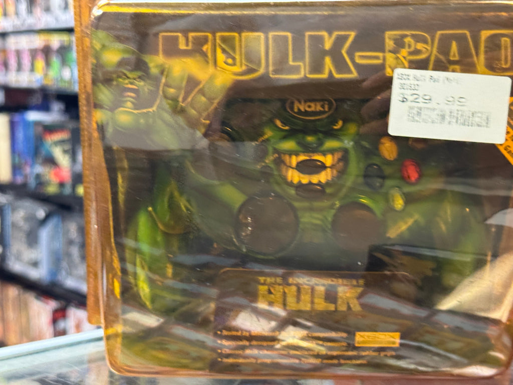 Incredible Hulk Controller Pad (Microsoft X-Box, Marvel) SEALED product image 13, provided for visual reference and product
