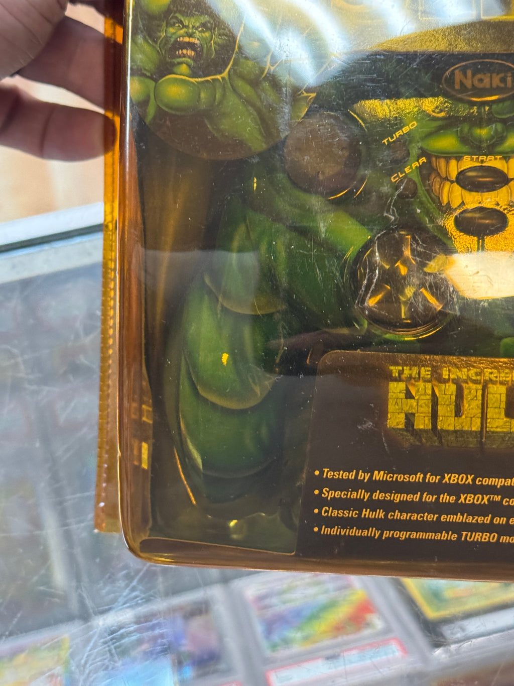 Incredible Hulk Controller Pad (Microsoft X-Box, Marvel) SEALED product image 10, provided for visual reference and product