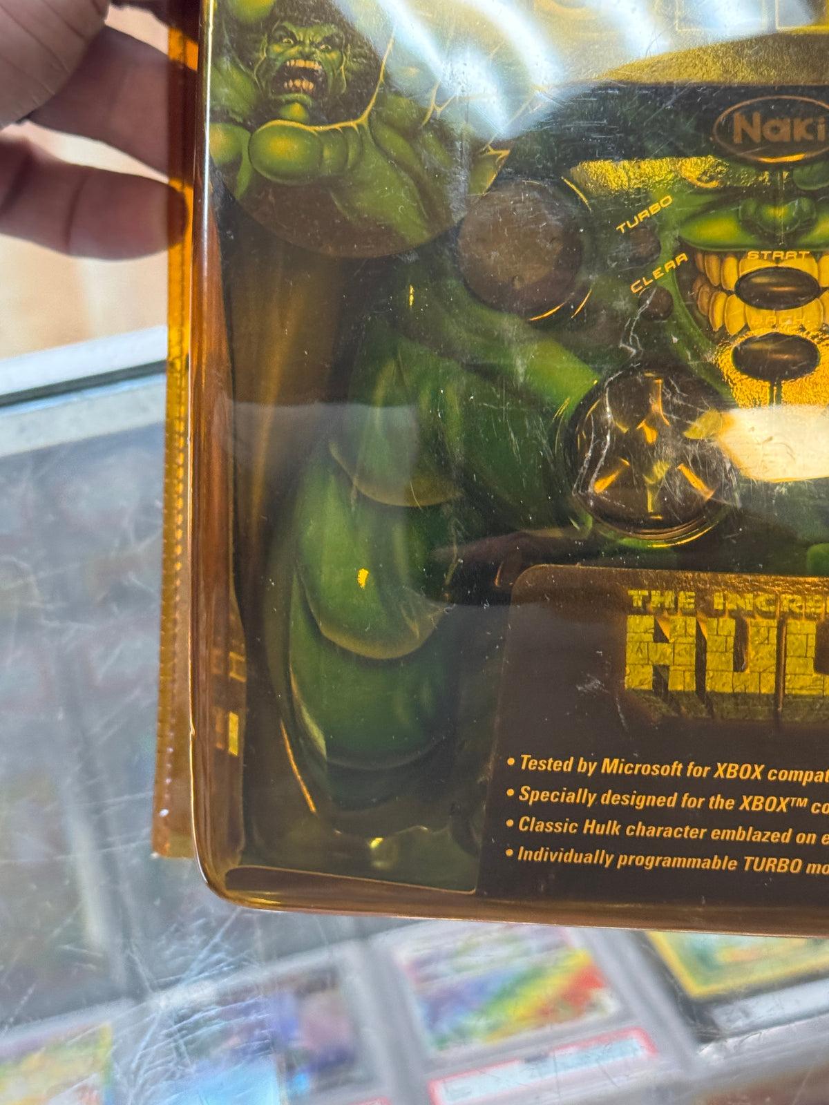 Incredible Hulk Controller Pad (Microsoft X-Box, Marvel) SEALED product image 10, provided for visual reference and product