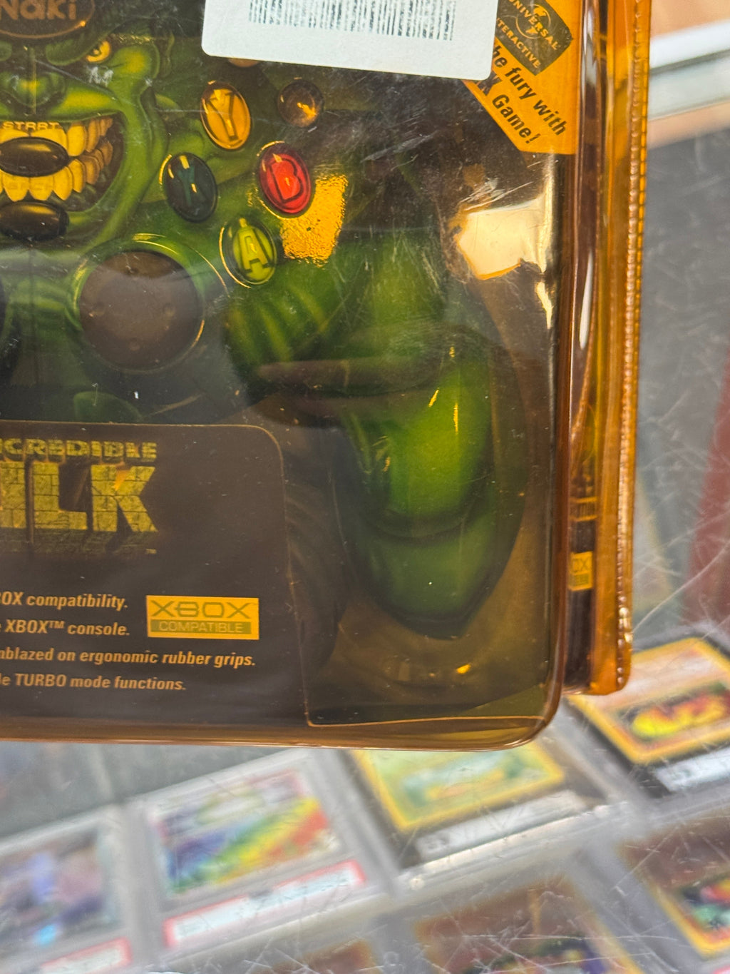 Incredible Hulk Controller Pad (Microsoft X-Box, Marvel) SEALED product image 9, provided for visual reference and product