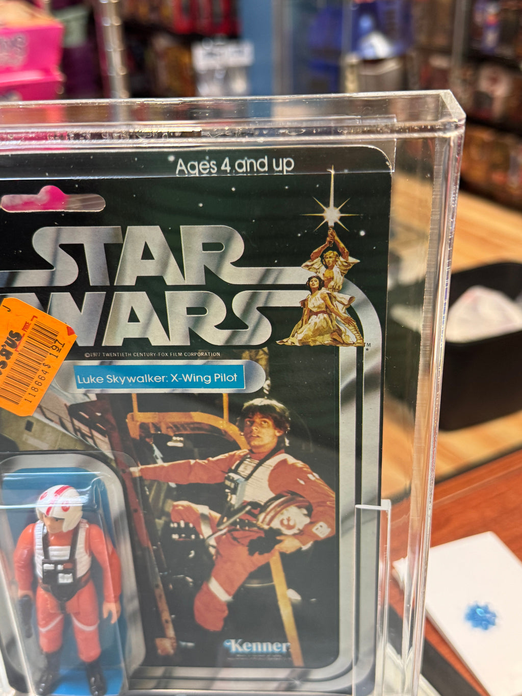 X-Wing Luke Skywalker ANH 21A (Vintage Star Wars, Kenner) **CAS Graded 75** product image 12, provided for visual reference