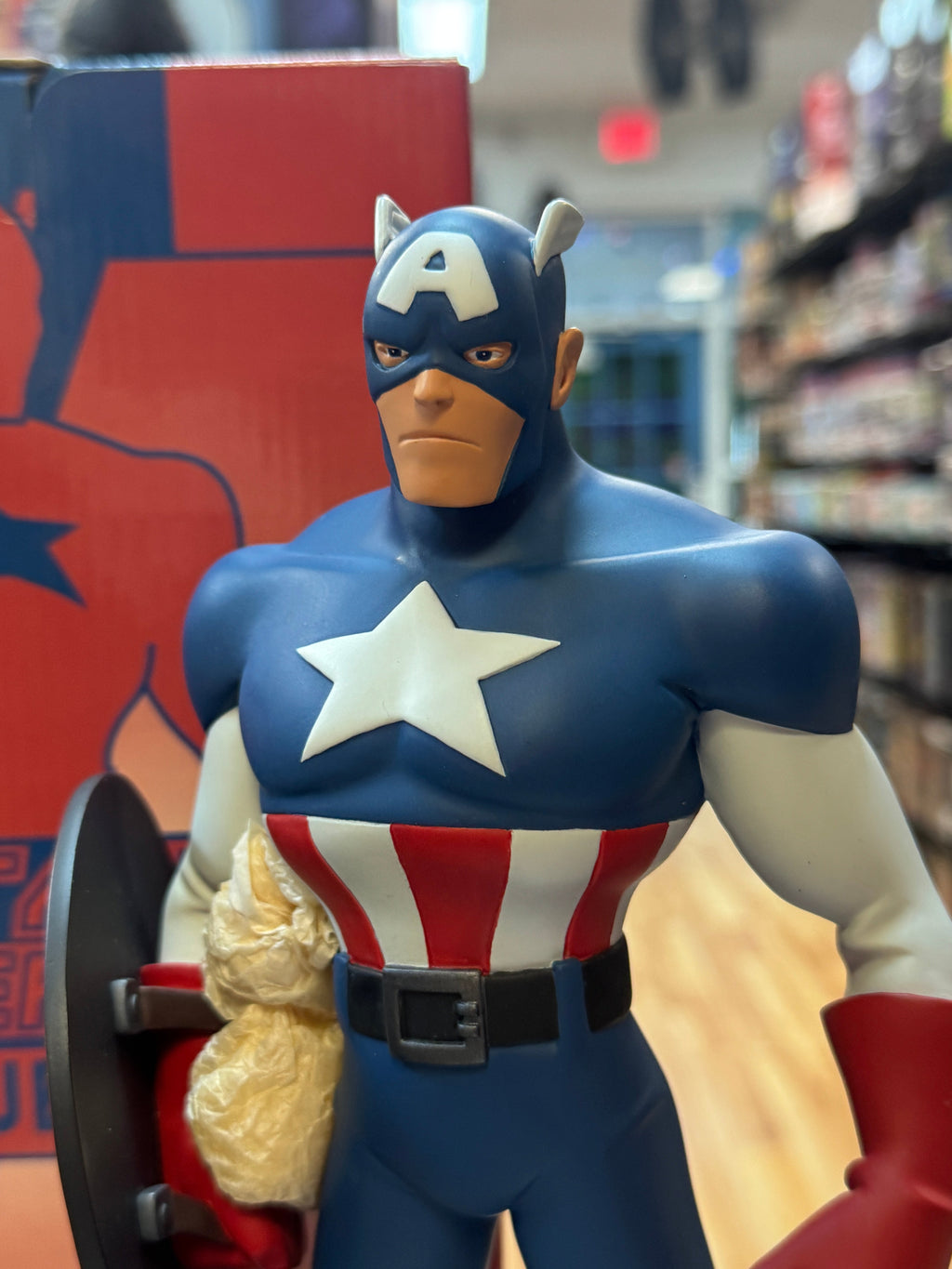 Captain America Maquette Statue (Marvel X-Men Evolution, Hard Hero) product image 5, provided for visual reference and