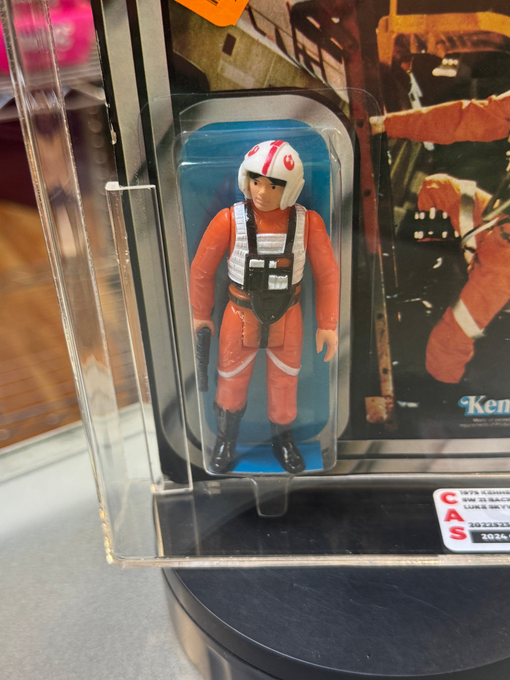X-Wing Luke Skywalker ANH 21A (Vintage Star Wars, Kenner) **CAS Graded 75** product image 10, provided for visual reference