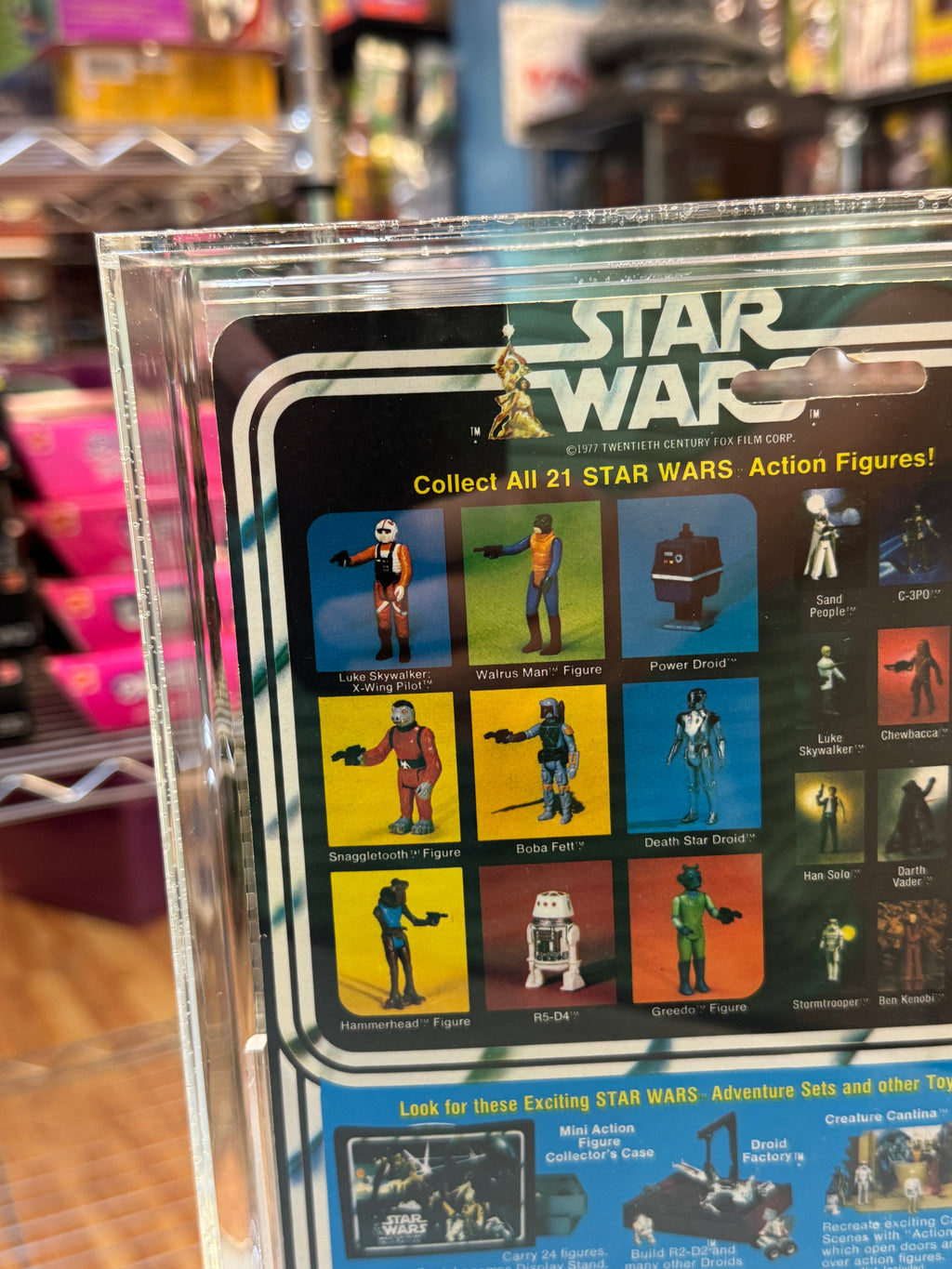 X-Wing Luke Skywalker ANH 21A (Vintage Star Wars, Kenner) **CAS Graded 75** product image 5, provided for visual reference