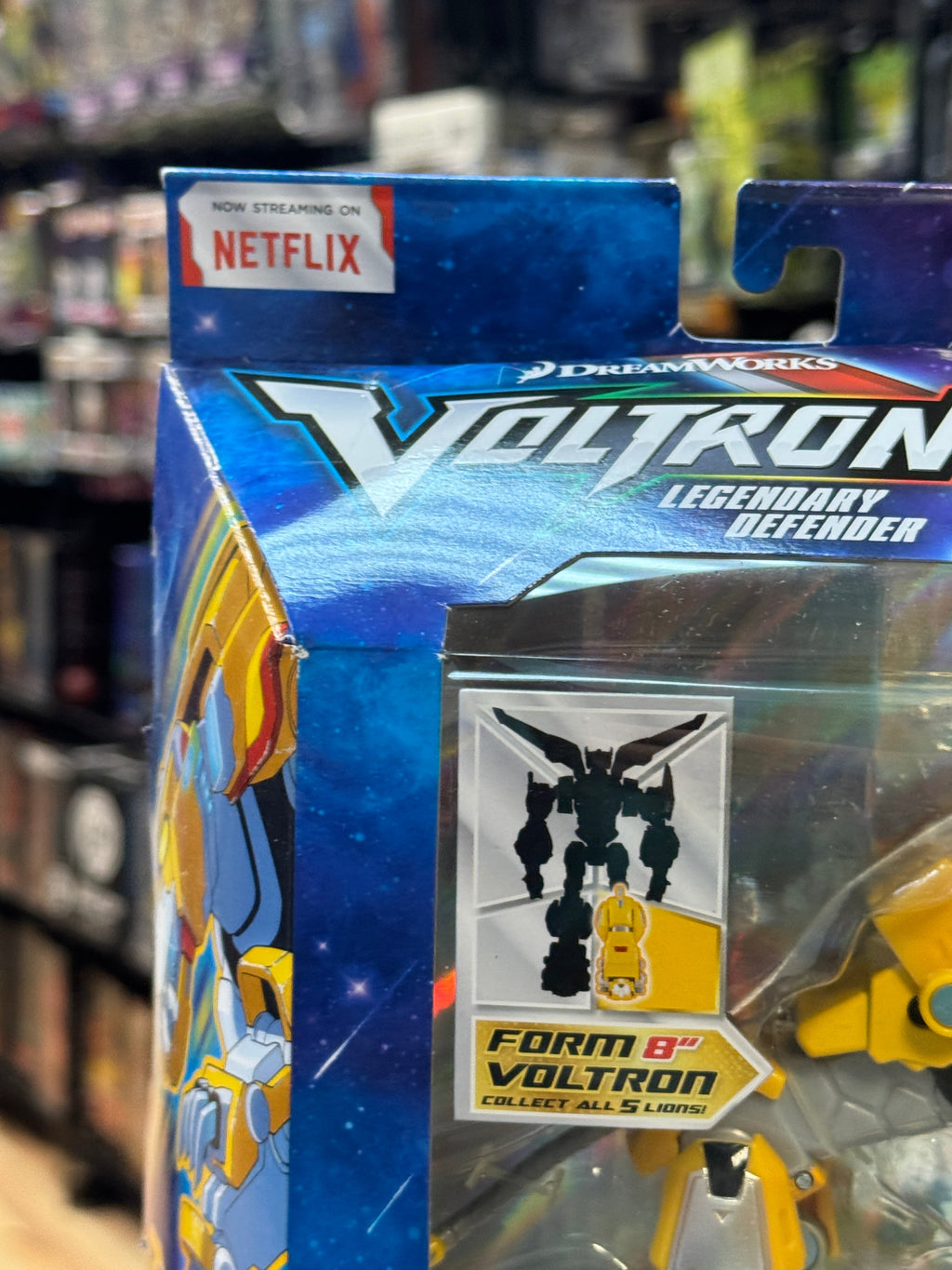 Yellow Lion Metal Defender (Voltron, Playmates) SEALED product image 2, provided for visual reference and product detail