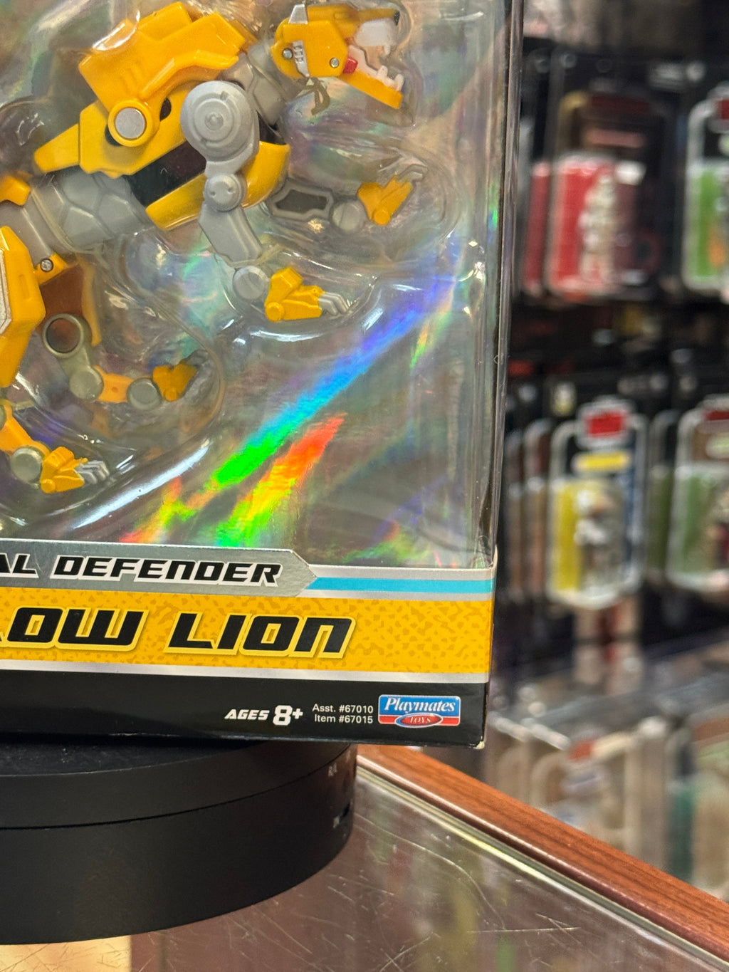 Yellow Lion Metal Defender (Voltron, Playmates) SEALED product image 4, provided for visual reference and product detail