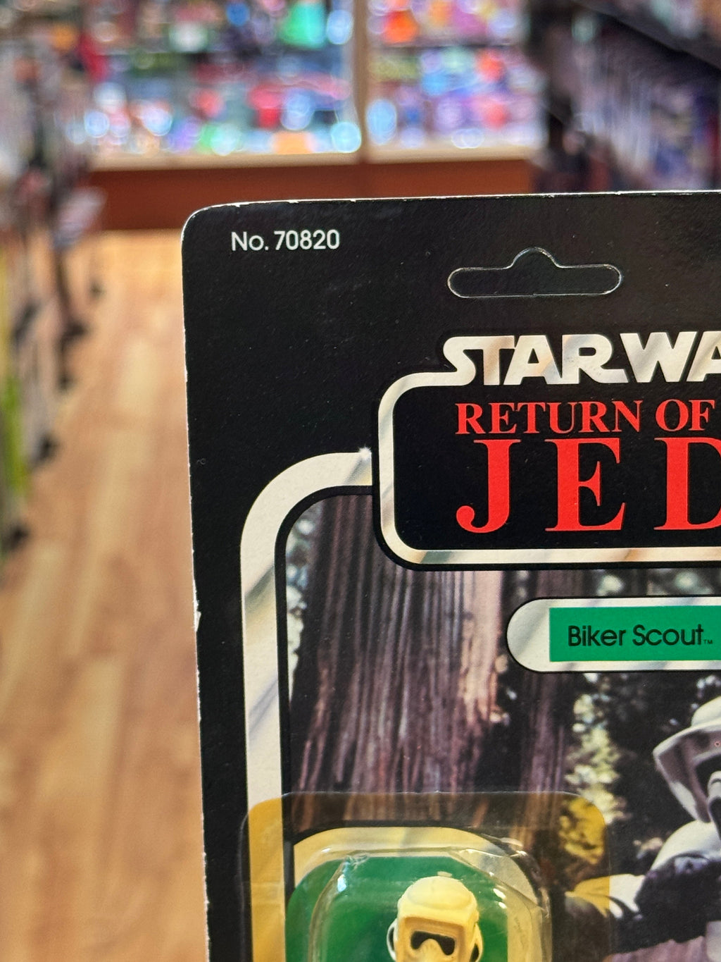 Biker Scout ROTJ 65B 7236 (Vintage Star Wars, Kenner) SEALED product image 11, provided for visual reference and product