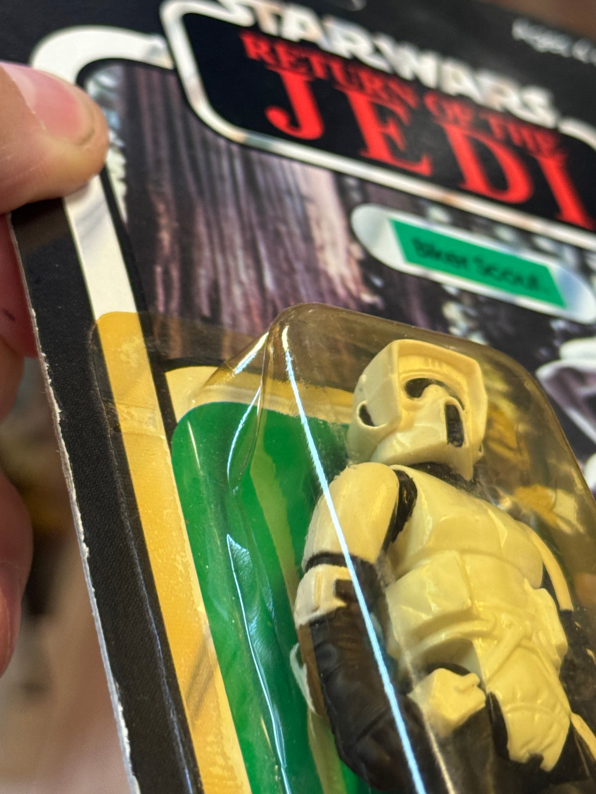 Biker Scout ROTJ 65B 7236 (Vintage Star Wars, Kenner) SEALED product image 6, provided for visual reference and product