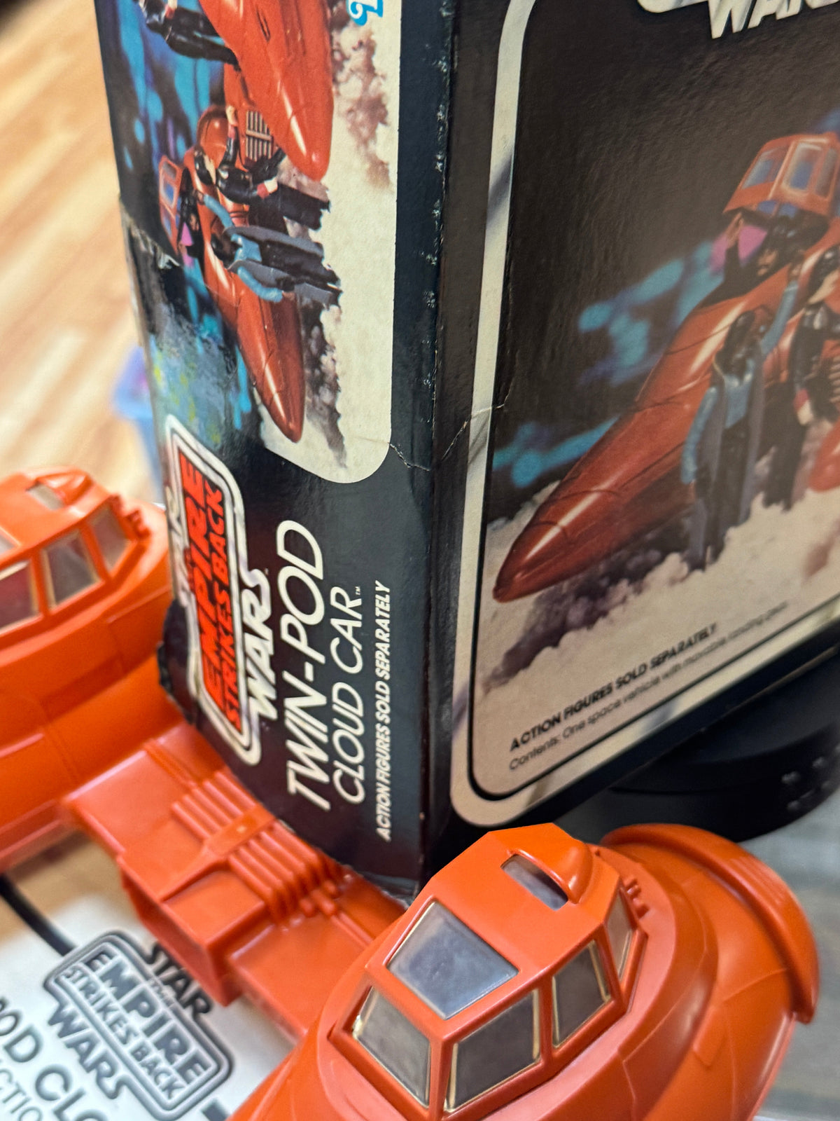 Twin Pod Cloud Car with Box 9303 (Vintage Star Wars, Kenner) COMPLETE product image 8, provided for visual reference and
