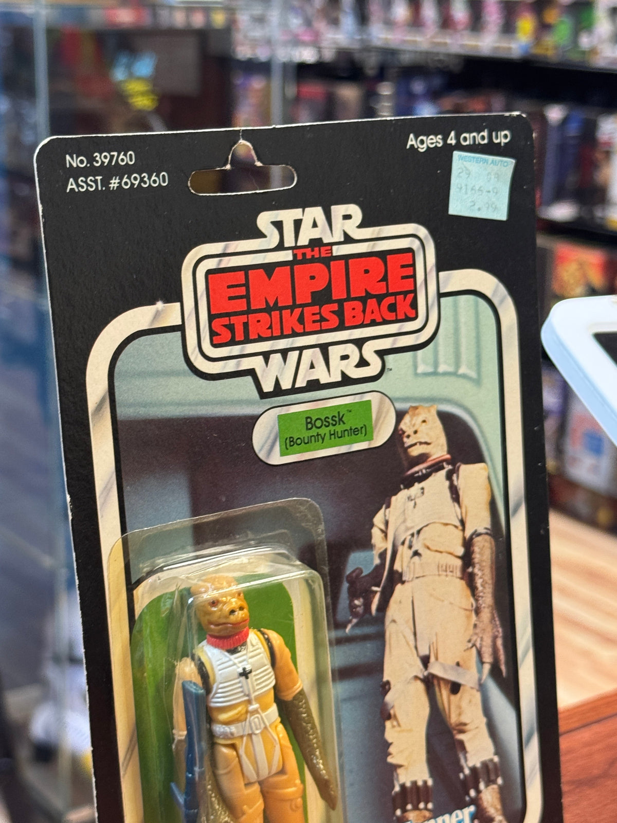 Bossk ESB 41D 7232 (Vintage Star Wars, Kenner) SEALED/CRACKED BUBBLE (Copy) product image 18, provided for visual reference