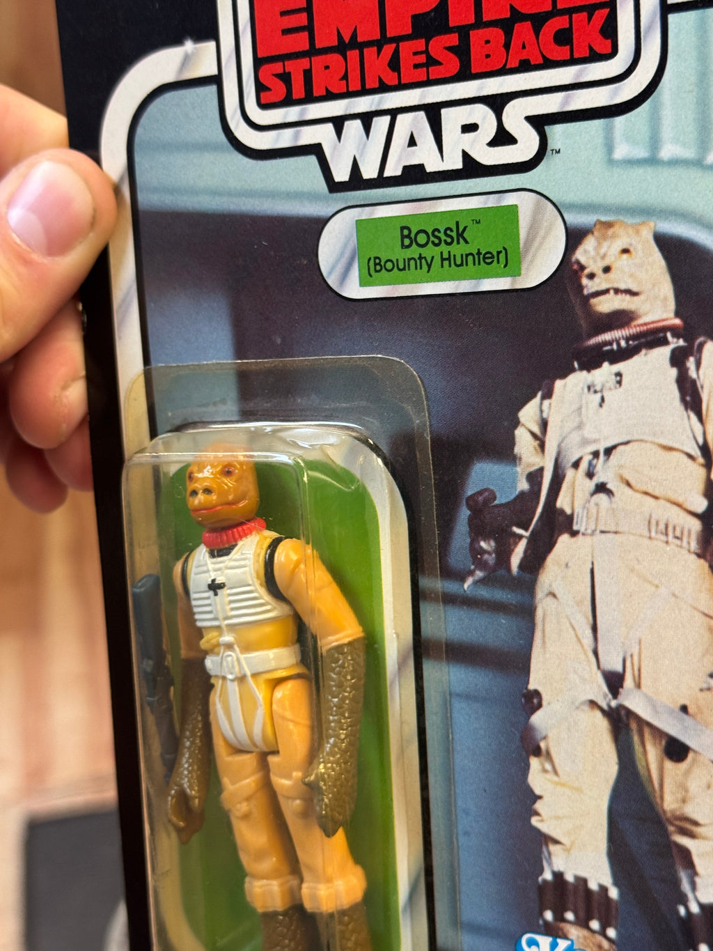 Bossk ESB 41D 7232 (Vintage Star Wars, Kenner) SEALED/CRACKED BUBBLE (Copy) product image 14, provided for visual reference