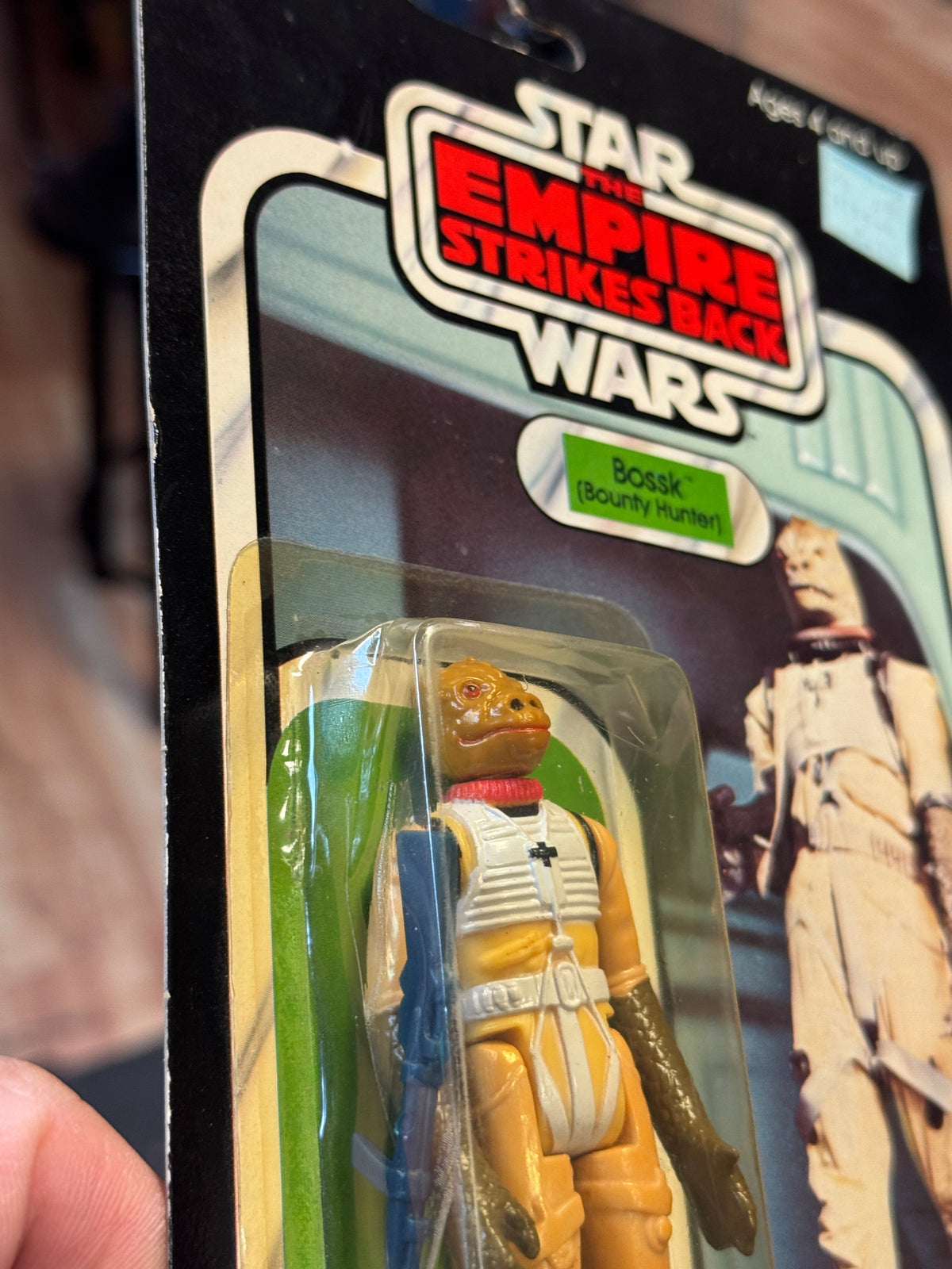 Bossk ESB 41D 7232 (Vintage Star Wars, Kenner) SEALED/CRACKED BUBBLE (Copy) product image 10, provided for visual reference
